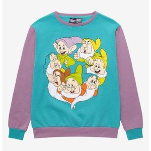 Disney The Seven Dwarfs Crew Neck Sweater by Cakeworthy